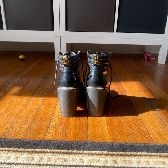 Dr. Martin Heeled Combat Boots - Picture 3 of 4